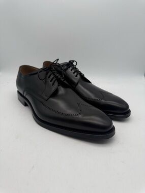 BRAND NEW Moral Code Jamison Men's Wingtip Dress Shoe Size 10.5 M Black Leather